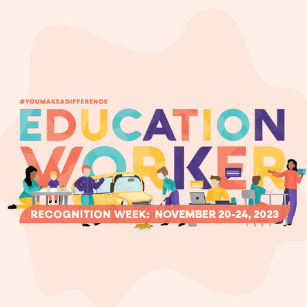 Education Worker Recognition Week Poster